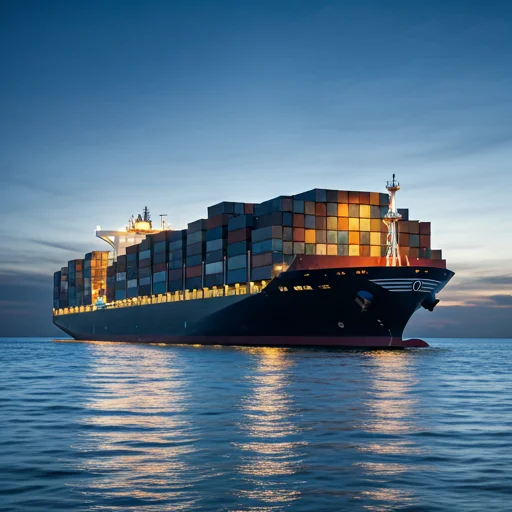 Cargo container ship